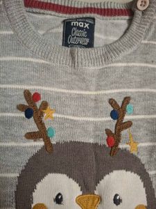 Cute Penguin Sweater for Kids