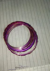 Matching Glass Bangles