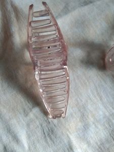 Pink Hair Claw Clips (Set of 2)