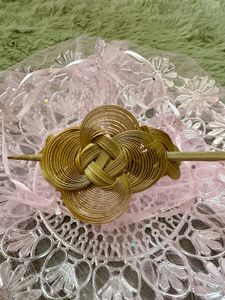 Handmade bamboo Woven Hair Stick