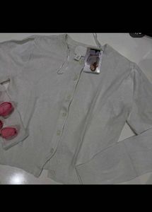 Women's Cream Cardigan