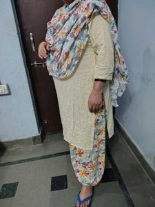 printed cotton 3 peace duptta set 3xl summer