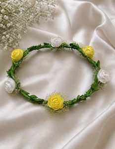 Elegant Floral Hair Crown