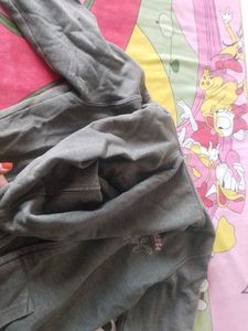Grey Zip-Up Hoodie