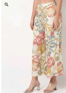 Boho Print Wide Leg Palazzo Pants