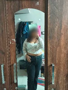Floral Print crop top from savana