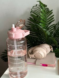 Motivational Sipper Bottle - Leakproof with Straw