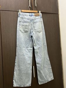 Light Wash Wide Leg Jeans