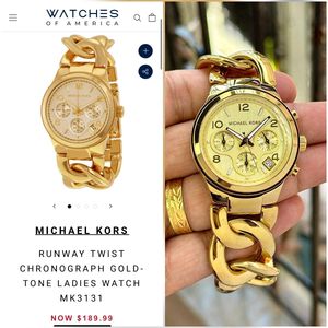 Elegant Gold Michael Kors Watch