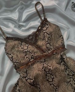 Animal Print Sleeveless Flared Top