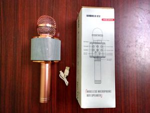 Portable Wireless Mic and Bluetooth speaker.