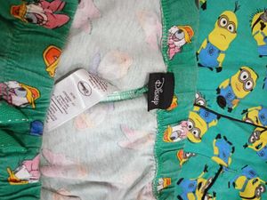 Cute Minion Print Pajama Set