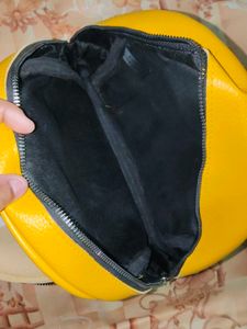 Yellow Backpack by ASTIR COLLEEN