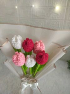 Crochet Tulip Bouquet