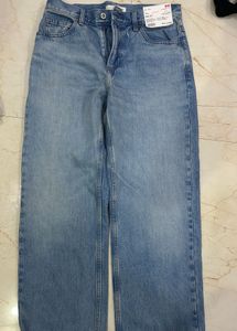 Light Wash Wide Leg Jeans