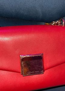 Michael Kors Red Chain Bag with E Bill