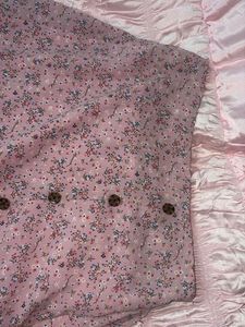 Floral Pink Ethnic Skirt