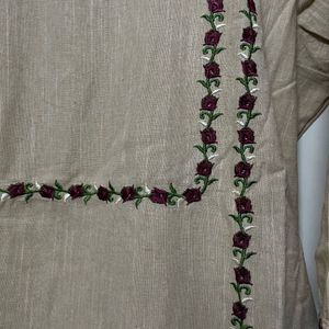 Linen Kurta Set