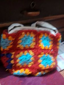 Handmade Crochet Clutch Bag