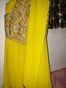 Bright Yellow Ethnic plazoo