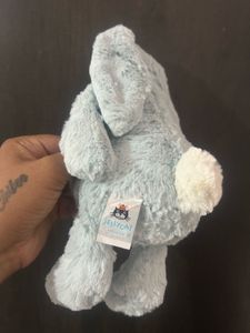Bashful Blue Bunny Plush Stuffed Animal