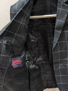 Men's Checked Blazer
