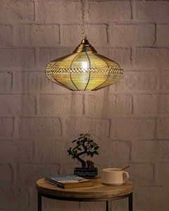 New Handicraft Oval Hanging Modern Chandelier