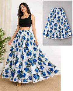 Brand new Bohemian Floral Print Maxi Skirt