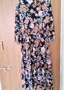 Fig Brand 🌈 Floral Print Fit &amp; Flare Dress