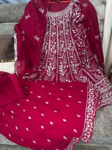 beautiful party wear Sarara suit full work