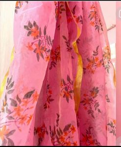 New Chanderi Cotton Dupatta with Tasselled Border
