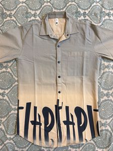 Stylish Men's Ombre Graphic Shirt