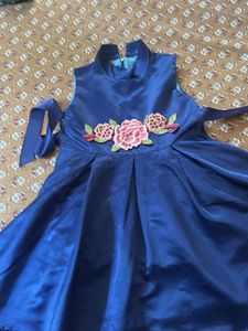 Beautiful Blue Embroidered dress