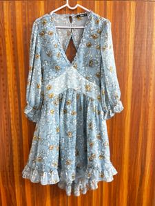 Floral Print Mini Dress