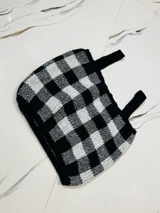 Cozy Plaid Knit Sweater
