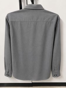 Men's Grey Slim Fit Cotton Shirt