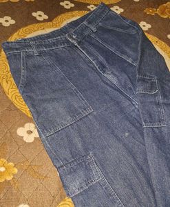 Y2k Denim Cargo Jeans