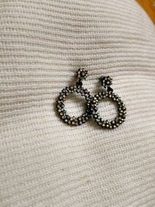 Sparkling Hoop Earrings