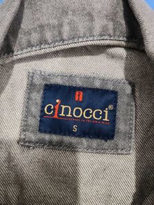 Cinocci Gray Denim Jacket