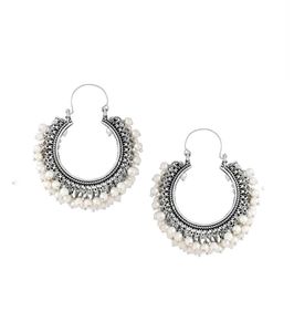 Chand Baliyan Oxidised earrings.