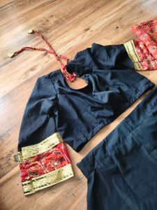 Elegant Red and Black chaniya Choli Set