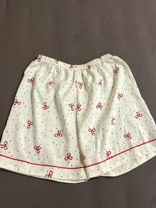 Cute Bow Print Pajama Shorts