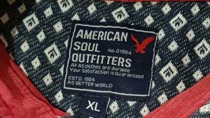 American Soul Outfitters Red Polo Shirt