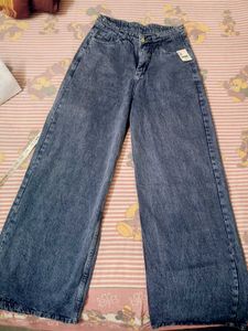 Wide Leg Denim Jeans💙👖