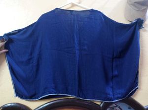 Royal Blue Designer Kaftan Top