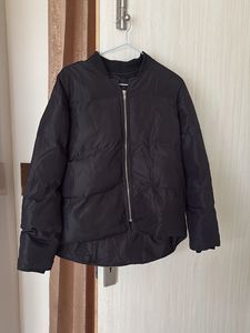 puffer black oversize jacket