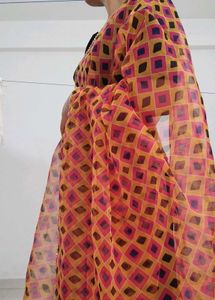 Colorful Geometric Print Dupatta