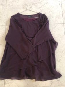 Elegant Purple Blouse