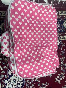 Pink Heart Baby Lounger