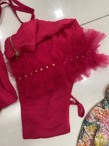 Lhenga And Stylish Blouse (girls)